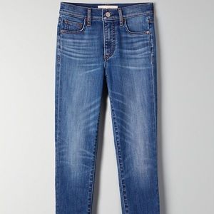 Denim Forum Mid-Rise Skinny Jeans